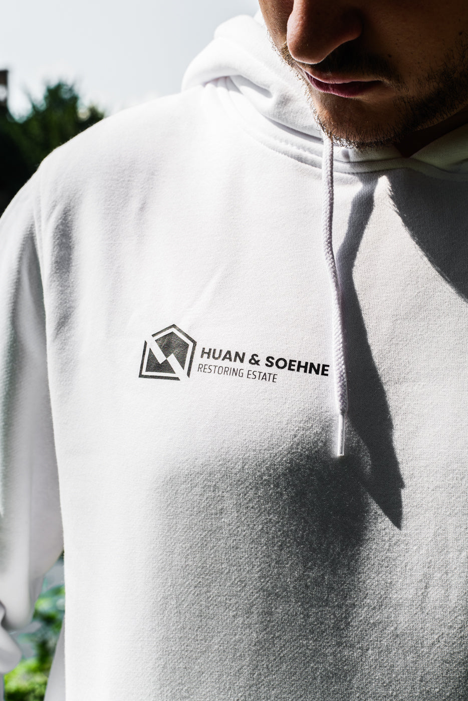 HUAN & SOEHNE Hoodie (Weiß)